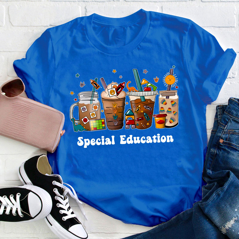 Special Education Beverage Teacher T-Shirt