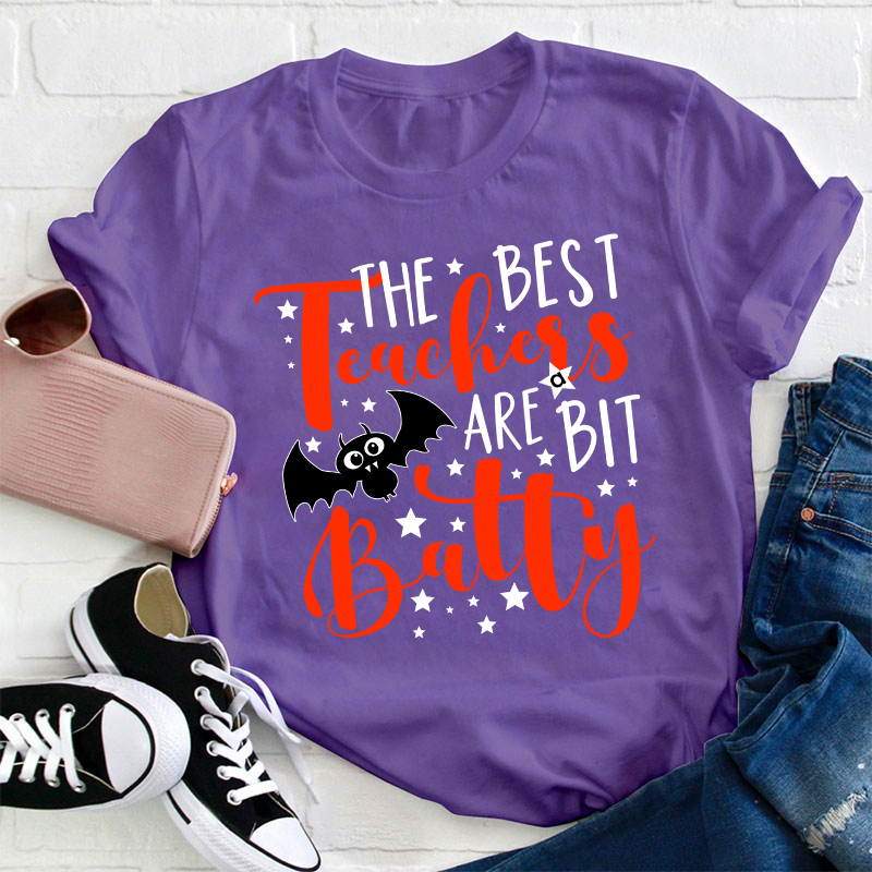 The Best Teacher Are Bit Batty Teacher T-Shirt