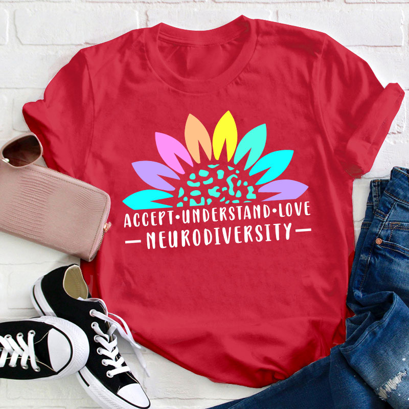 Accept Understand Love Teacher T-Shirt