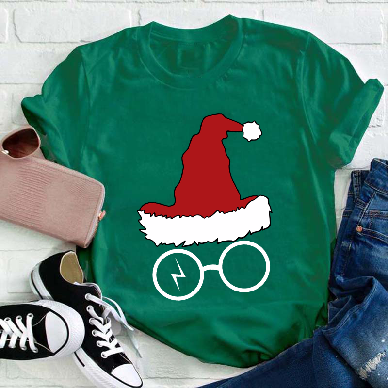 Feel The Magic Of Christmas Teacher T-Shirt