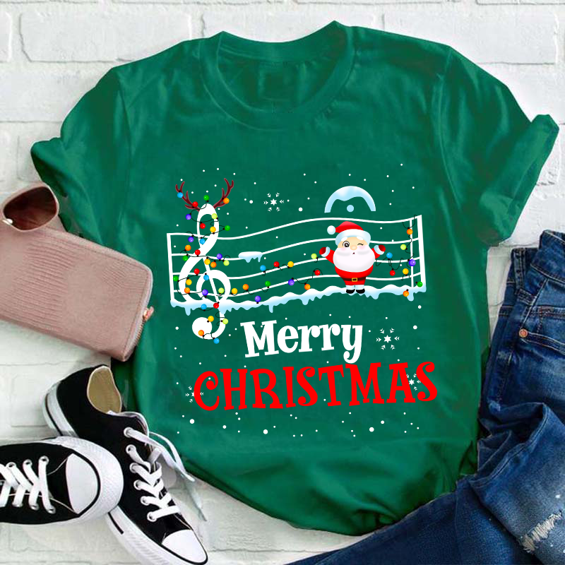 La La La Merry Christmas Teacher T-Shirt