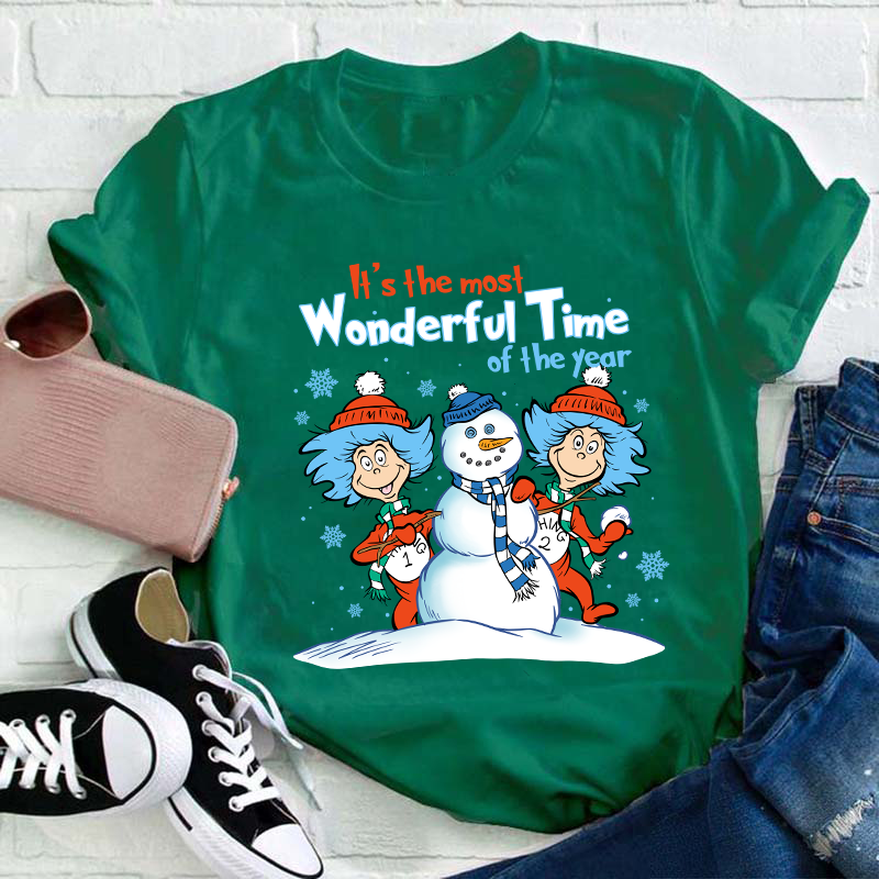 It's The Most Wonderful Time Of The Year Teacher T-Shirt
