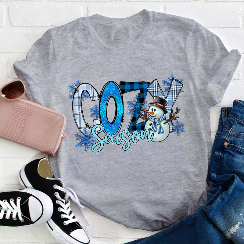 Cozy Season Teacher T-Shirt