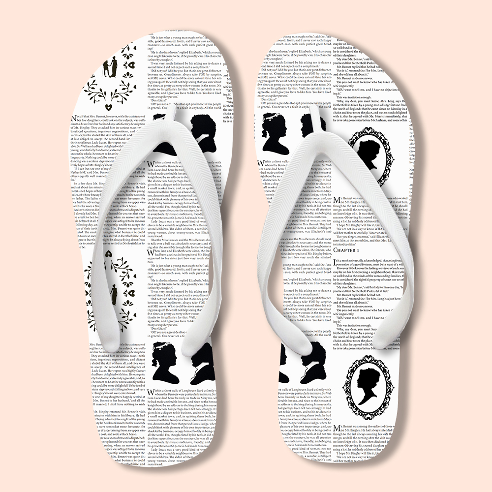 Pride And Prejudice Book Teacher Flip Flops