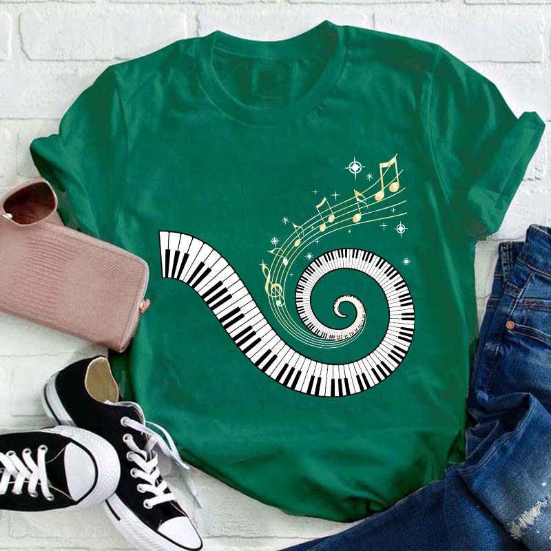 Follow The Rhythm Of The Music Teacher T-Shirt