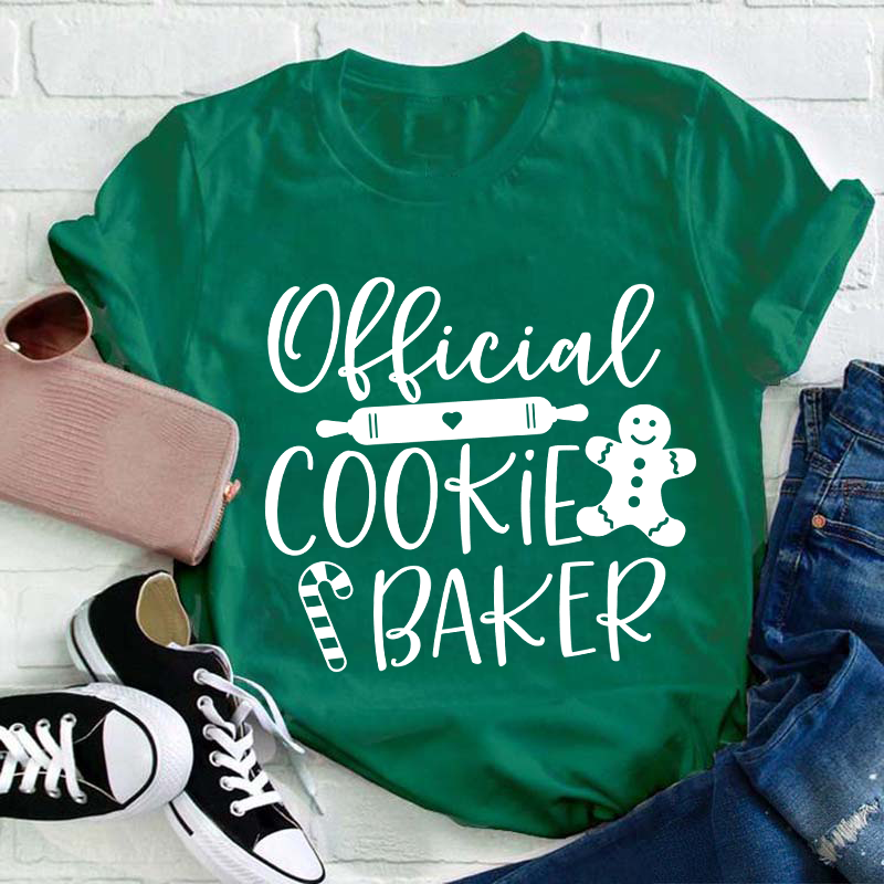 Official Cookie Baker Teacher T-Shirt