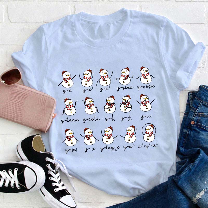Sonwman Mathematical Formula Teacher T-Shirt