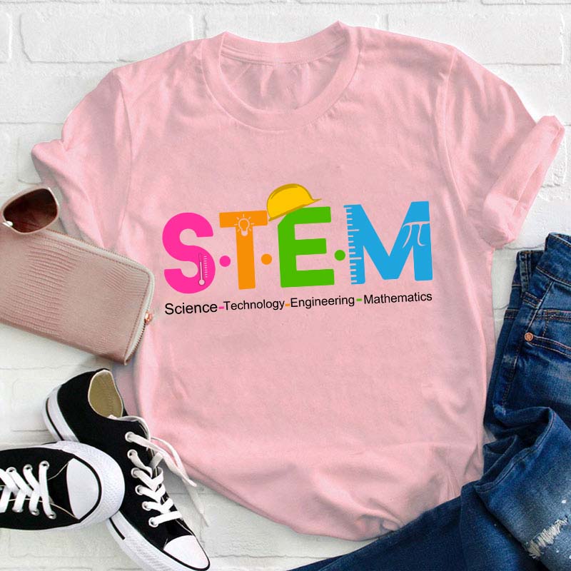 Science Technology Engineering Mathematics Teacher T-Shirt