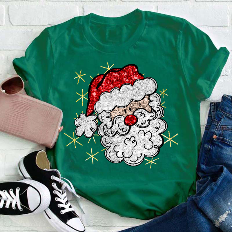 Cute Hands Christmas Tree Teacher T-Shirt