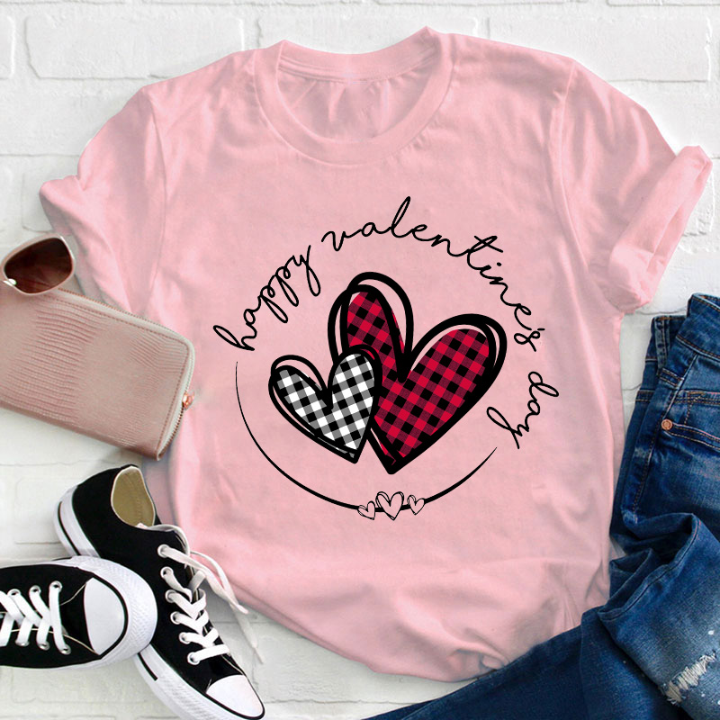 Happy Valentine's Days Teacher T-Shirt Sale-Teachersgram
