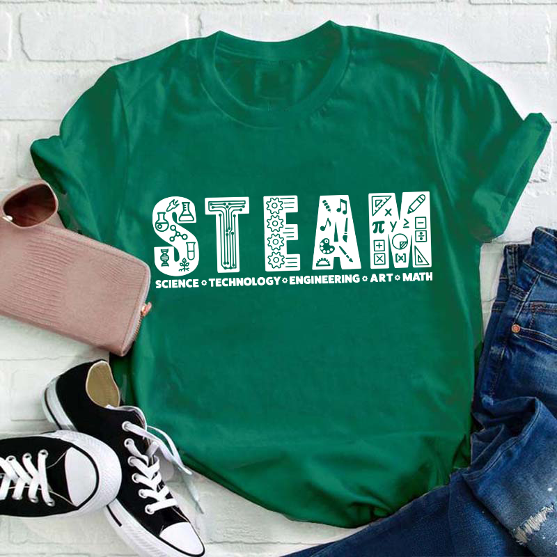 Science Technology Engineering Art Math Teacher T-Shirt