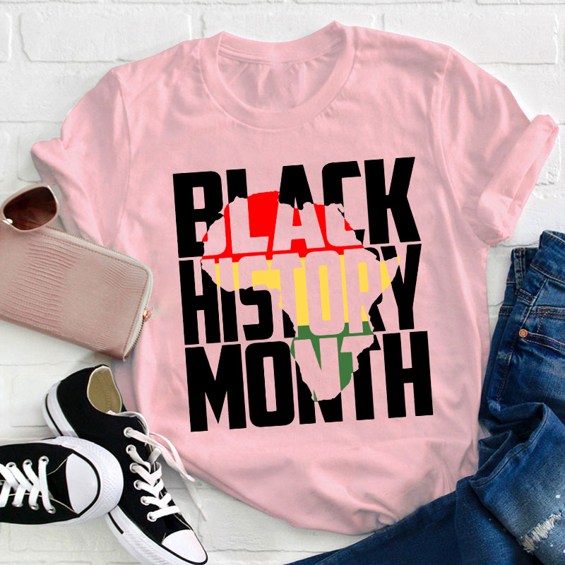 Black History Month Teacher T-Shirt