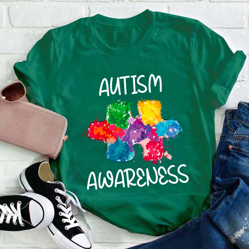 Autism Awareness Teacher T-Shirt