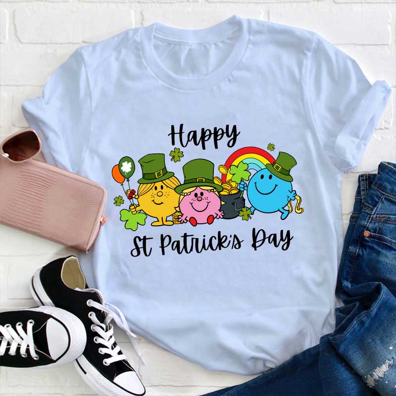 Happy Saint Patrick's Day Teacher T-Shirt