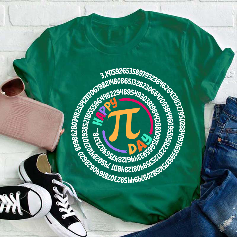 Happy Pi Day Teacher T-Shirt