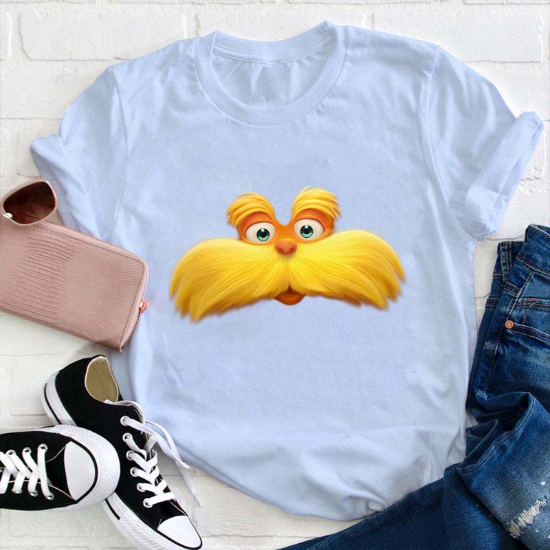 Cute Cartoon Character Expression Teacher T-Shirt