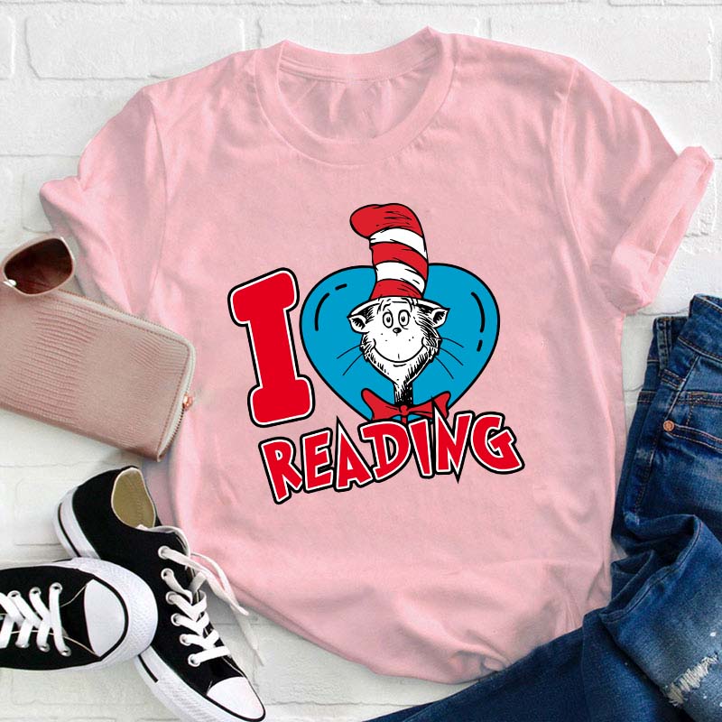 I Love Reading Teacher T-Shirt
