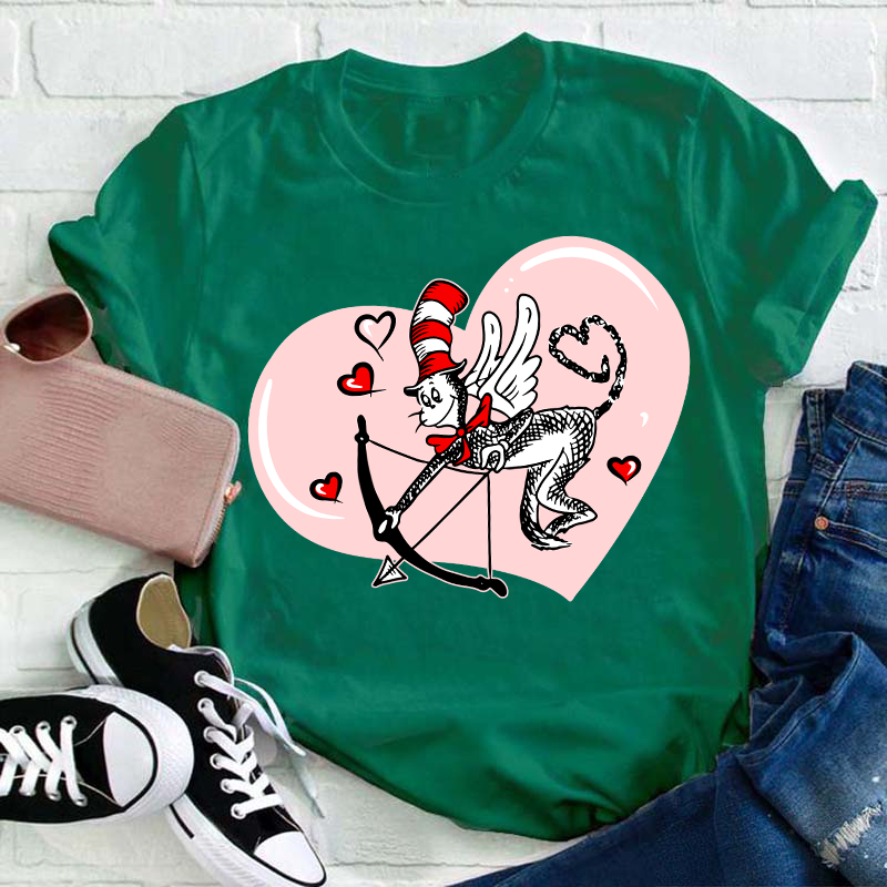 Arrow Of Love Teacher T-Shirt