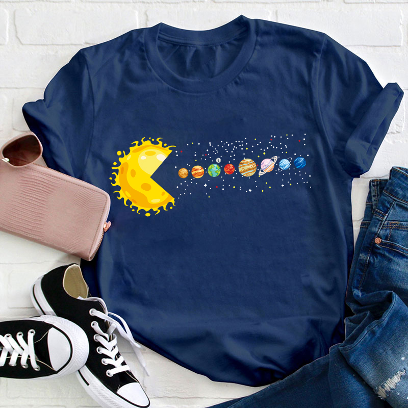 Planets Teacher T-Shirt