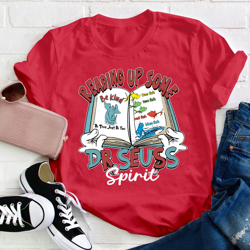 Reading Up Some Spirit Teacher T-Shirt