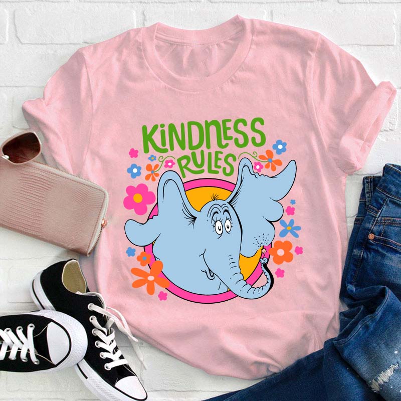 Kindness Rules Teacher T-Shirt