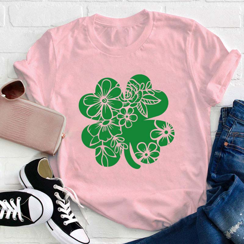 Lucky Shamrock Teacher T-Shirt