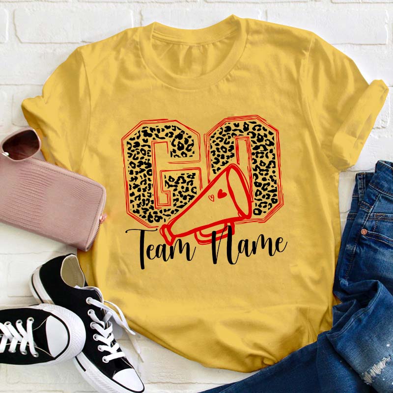 Personalized Go Go Go Teacher T-Shirt