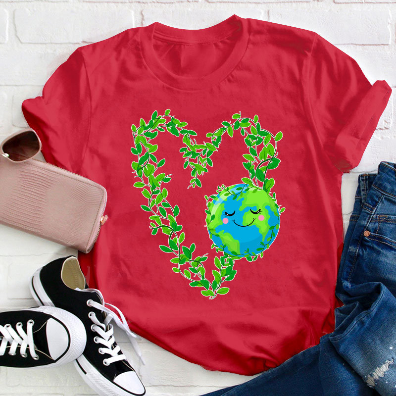 Earth Heart Teacher T-Shirt