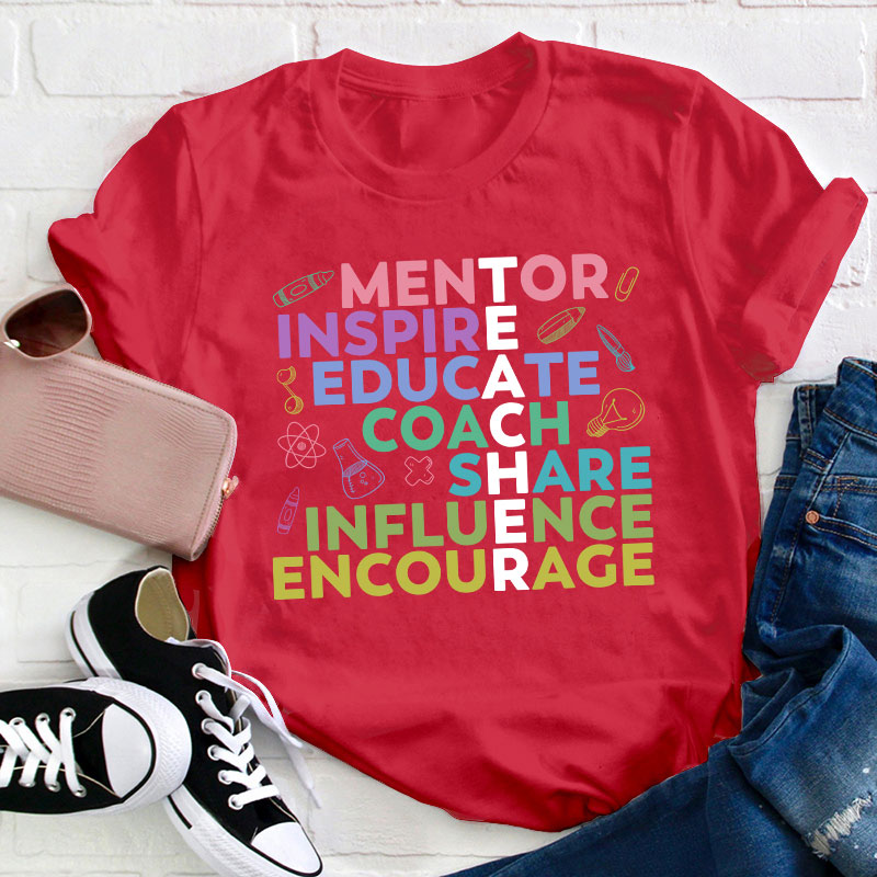 Mentor Inspire Teacher T-Shirt