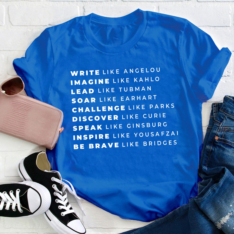 Empowered Women Teacher T-Shirt