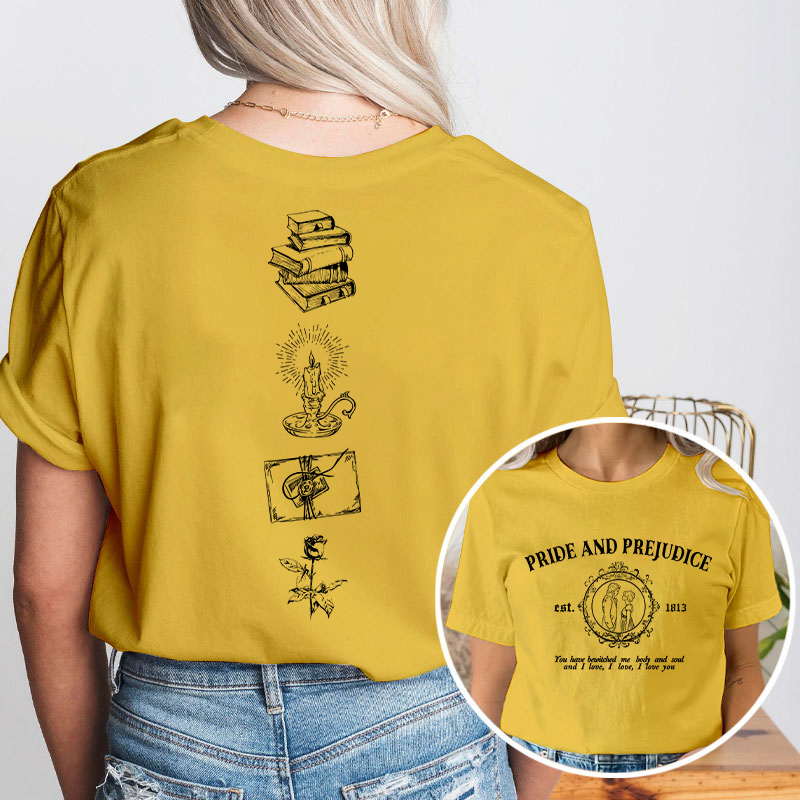 Pride And Prejudice Teacher Two Sided T-Shirt