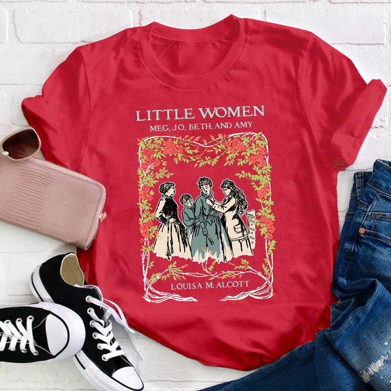 The Cover Of Little Women Teacher T-Shirt