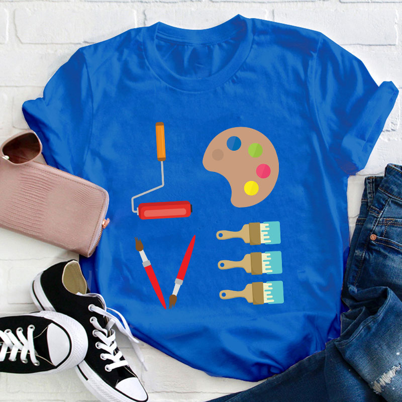 Love Art Teacher T-Shirt