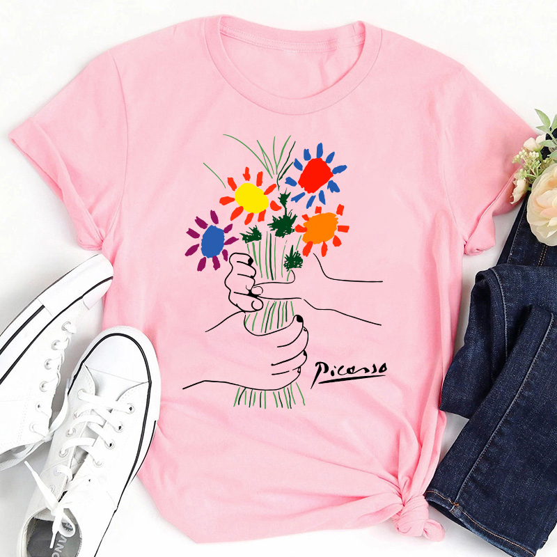 A Bouquet Of Flowers Teacher T-Shirt