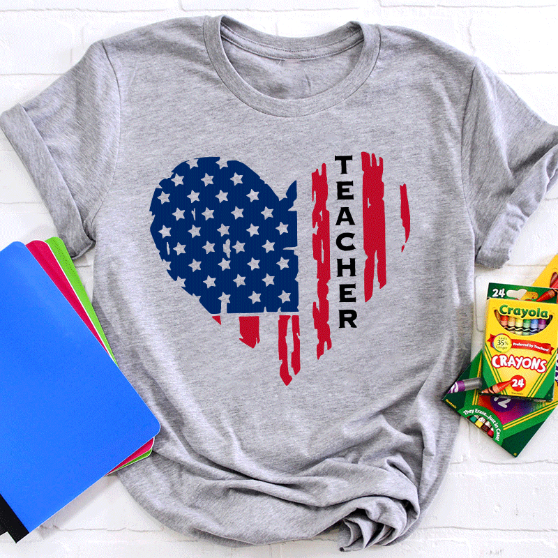 Independence Day Teacher T-Shirt