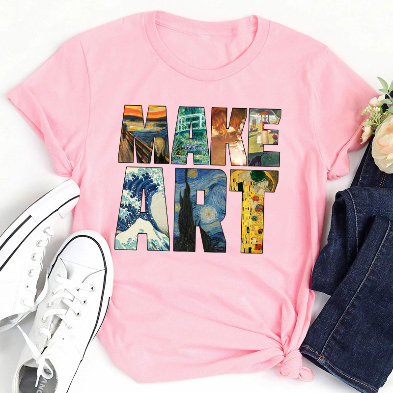 Make Art Teacher T-Shirt