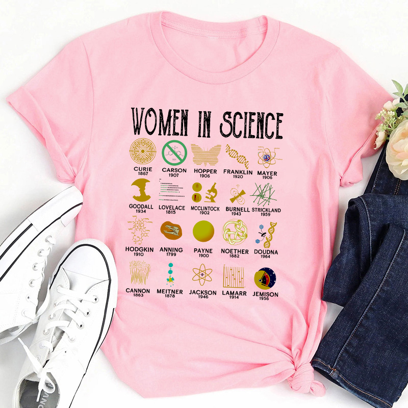 Smart Women In Science Teacher T-Shirt