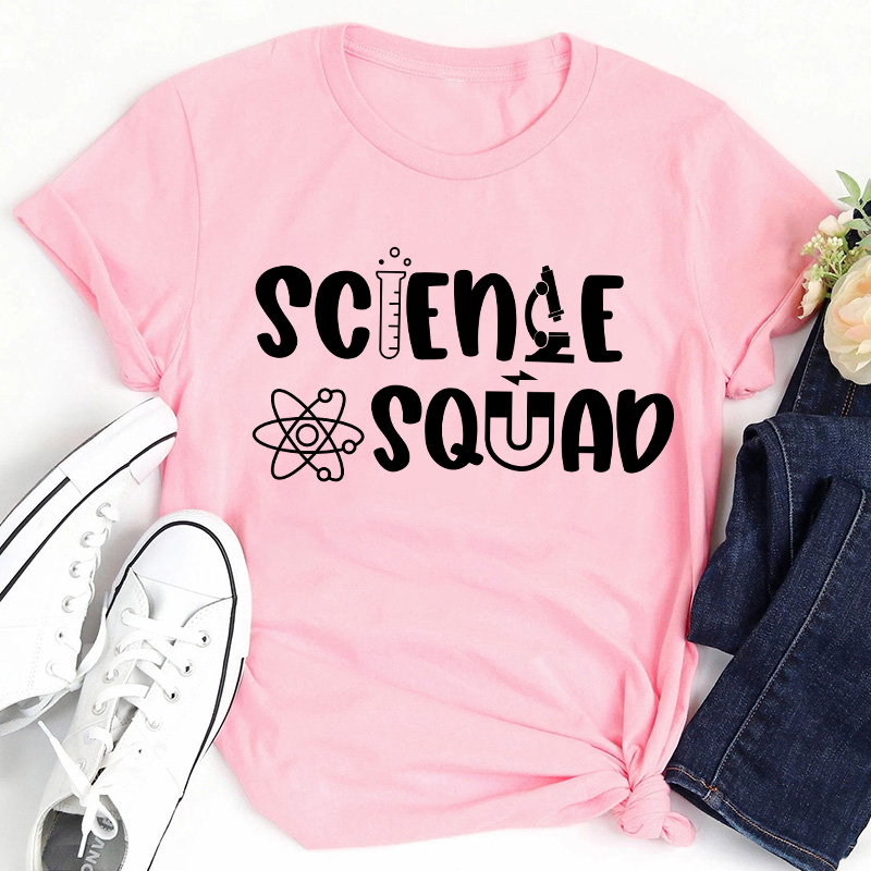 Funny Science Teacher Squad Teacher T-Shirt