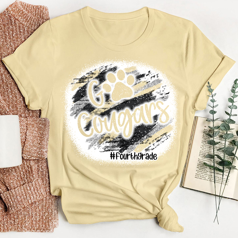 Personalized Cheer Up Team Go Team Teacher T-Shirt