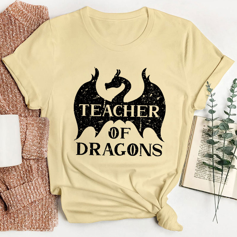 Teacher Of Dragons Teacher T-Shirt