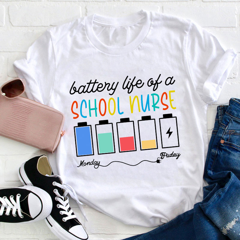 Battery Life Of A School T-Shirt