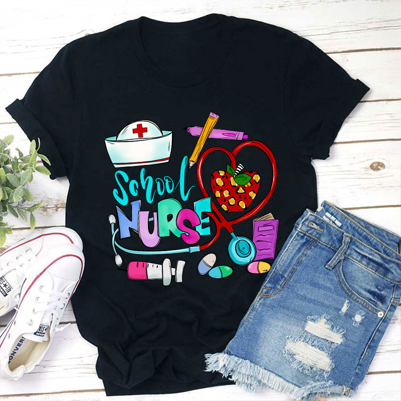 I Am A School Nurse T-Shirt Sale-Teachersgram