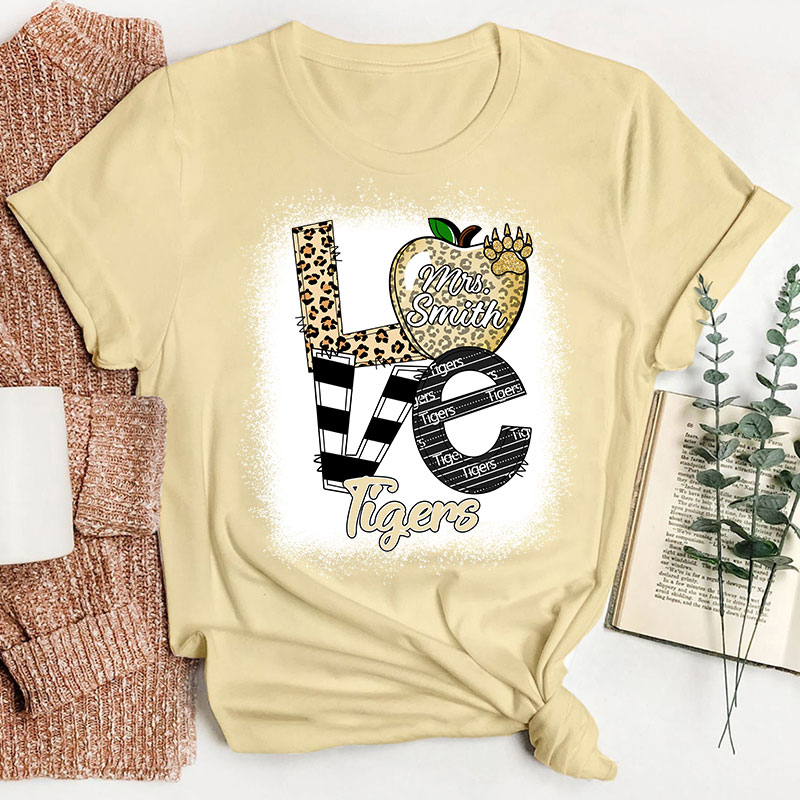 Personalized I Will Always Love Our Team Teacher T-Shirt