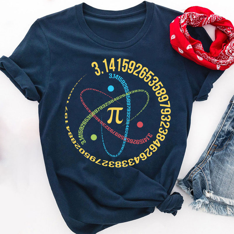 Pi Day Math Teacher Gift Teacher T-Shirt