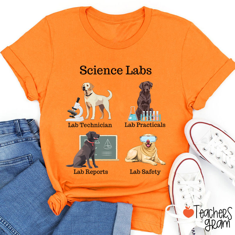 Labrador Retriever Science Lab Teacher T-Shirt