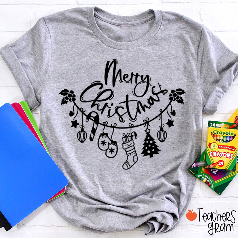 Merry Christmas Teacher T-Shirt