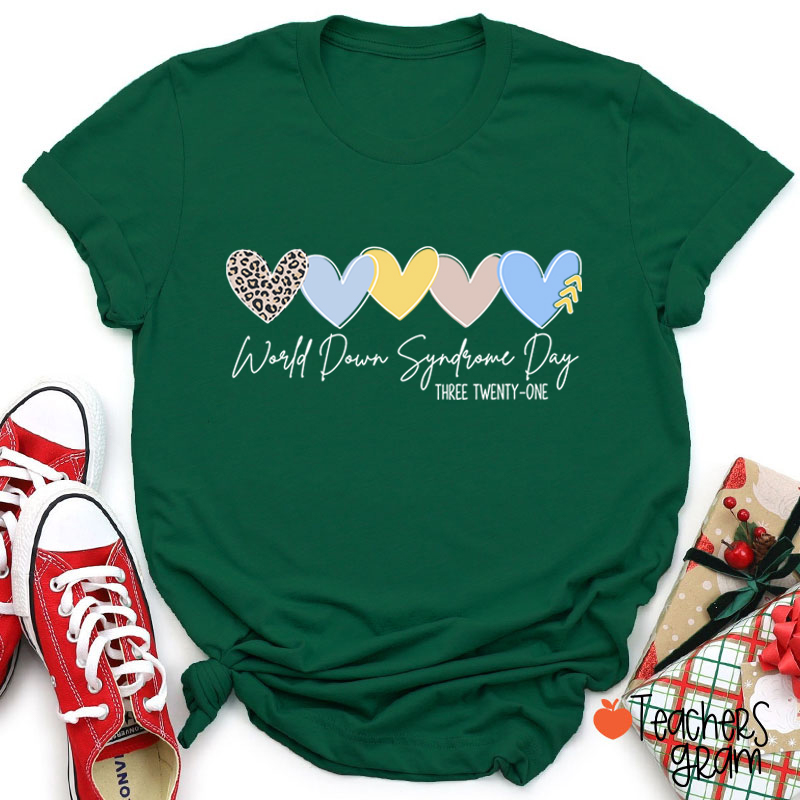 World Down Syndrome Day Teacher T-Shirt