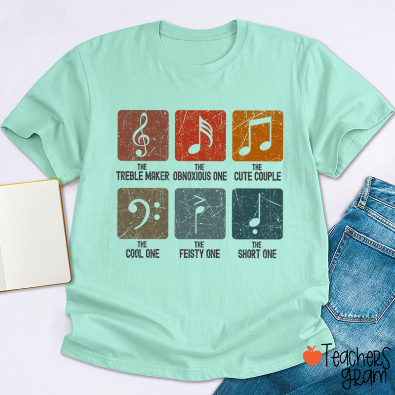 The Treble Maker The Obnoxious One Funny Music Teacher T-Shirt