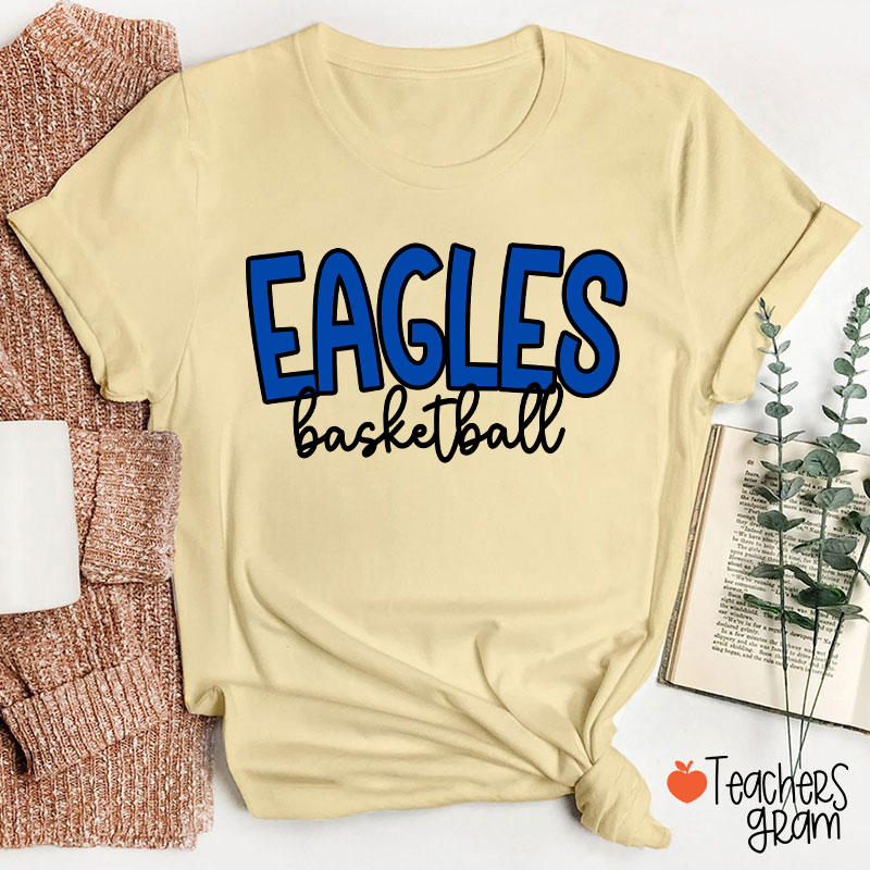 Personalized Mascot And Sport School Spirit Teacher T-Shirt