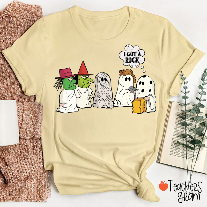 I Got A Rock Halloween Teacher T-Shirt